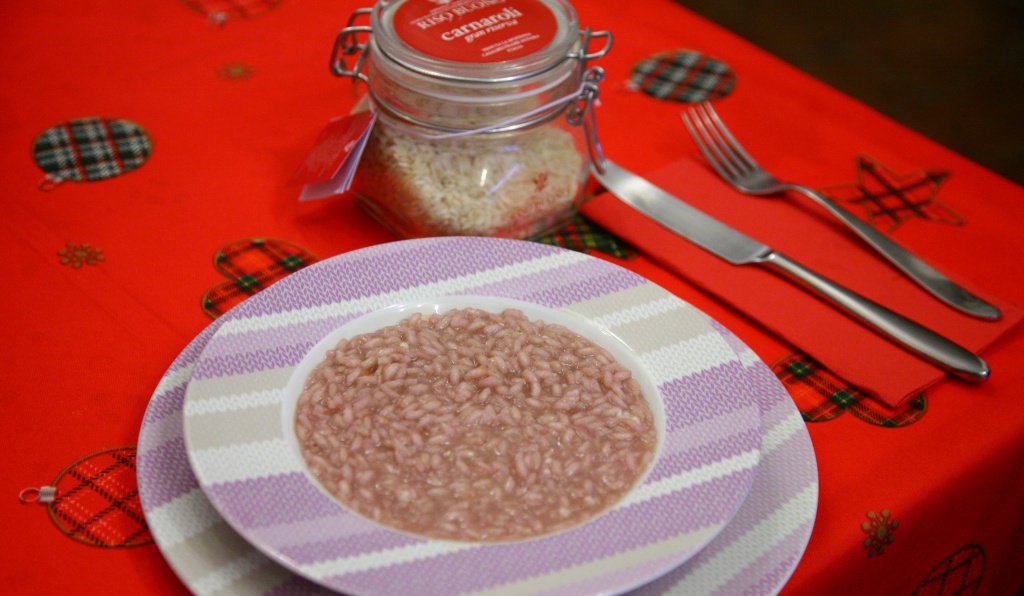 risotto melograno e castelmagno risotto melograno e castelmagno